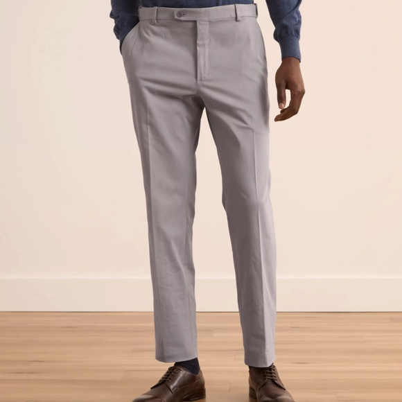 Brioni Grey Cotton Blend Pants Size 36 - Picture 1 of 12